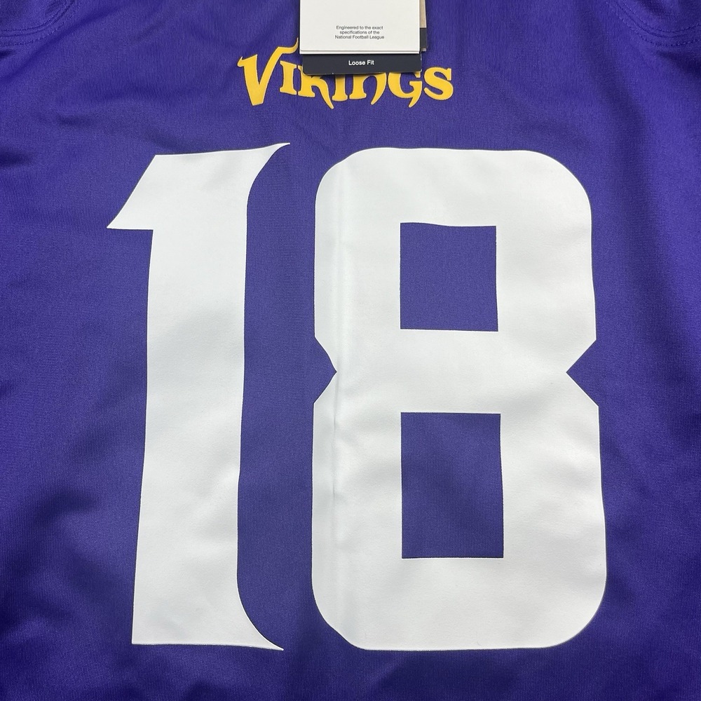 Nike Justin Jefferson Minnesota Vikings Vapor FUSE Limited Jersey Mens XL NWT - Picture 4 of 11